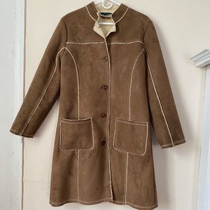 Boden faux shearling coat
